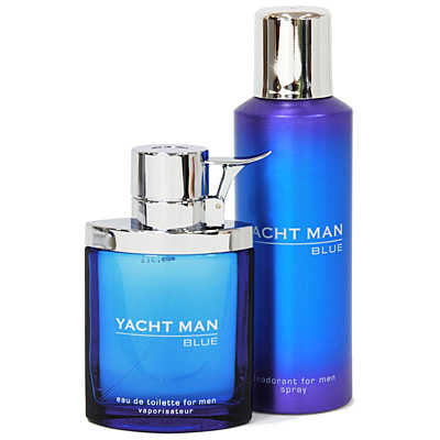 Подарочный набор Yacht Man "Blue" Туалетная вода, дезодорант для дневного использования Товар сертифицирован инфо 9465d.