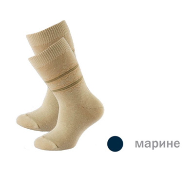 Носки "Легкая походка", цвет: марине Размер 20 Материал: 65% хлопок, 35% полиамид инфо 13778d.