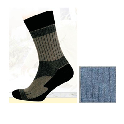 Носки "Легкая походка", цвет: серо-черный Размер 20-22 хлопок, 20% полиамид, 5% спандекс инфо 13834d.