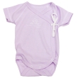 Боди для новорожденного "Be happy" с короткими рукавами, цвет: светло-сиреневый Размер 54-36 Материал: 100% хлопок Товар сертифицирован инфо 13989d.