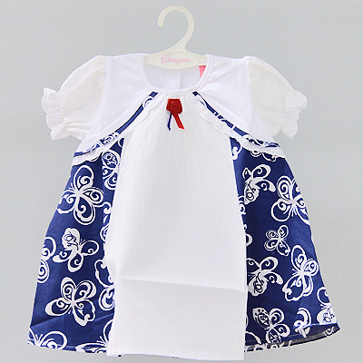 Платье "Лазурный берег", 6-9 месяцев 27 14 сертифицирована, имеются соответствующие санитарно-гигиенические заключения инфо 67e.