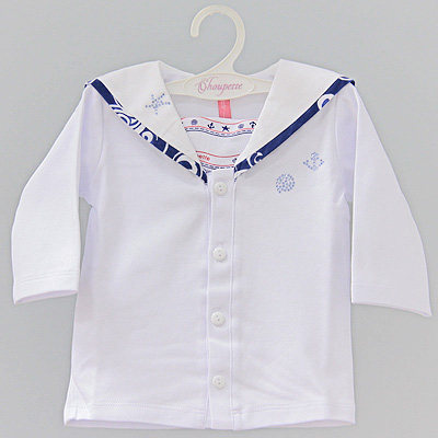Рубашка детская "Лазурный берег ", 3-6 месяцев 09 14 вешалка в комплект не входит инфо 345e.