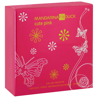 Mandarina Duck "Cute Pink" Туалетная вода, 30 мл для дневного использования Товар сертифицирован инфо 10771f.